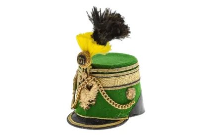 Tschako für einen Offizier des k.u.k. Husareregiments Miniaturhelm