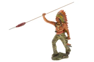 Pfeiffer Indianer angreifend mit Speer