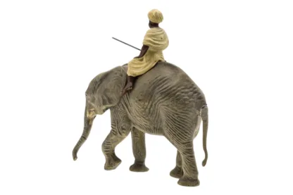 Lineol Mahout auf Elefant reitend – Bild 4