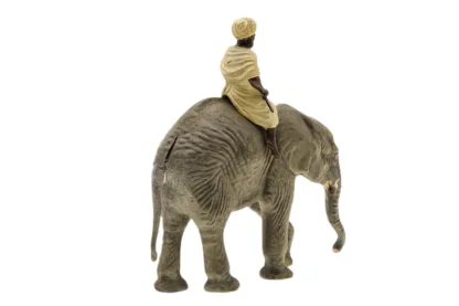Lineol Mahout auf Elefant reitend – Bild 3