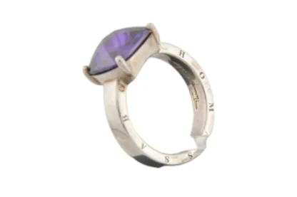 Silber Thomas Sabo Ring mit Violettem Schmuckstein – Bild 2