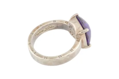 Silber Thomas Sabo Ring mit Violettem Schmuckstein