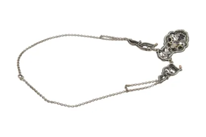 Silber Trachten Collier mit Grandel – Bild 8