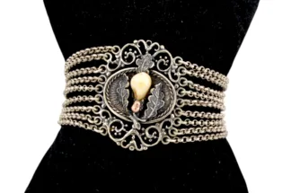 Silber Trachten Armband mit Grandel