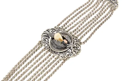 Silber Trachten Armband mit Grandel – Bild 3