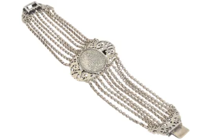 Silber Trachten Armband mit Grandel