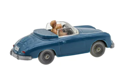Wiking Porsche 356 Cabrio azurblau – Bild 3