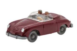 Wiking Porsche 356 Cabrio weinrot