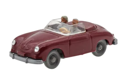 Wiking Porsche 356 Cabrio weinrot