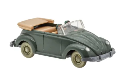 Wiking VW Käfer Cabrio dunkelresedagrün Typ2 verglast – Bild 2
