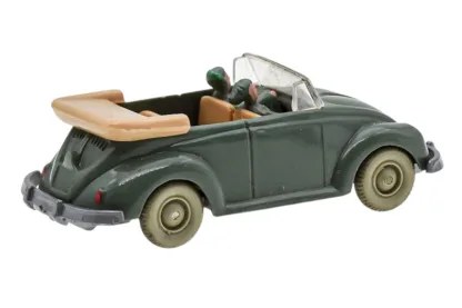Wiking VW Käfer Cabrio dunkelresedagrün Typ2 verglast – Bild 3
