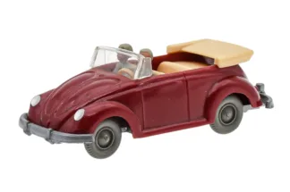 Wiking VW Käfer Cabrio weinrot