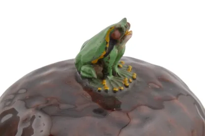 Ausgefallener Krug Steinpilz mit Frosch – Bild 7