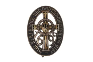 Abzeichen des k. u. k. IR Hoch- und Deutschmeister Nr. 4 1914-1916