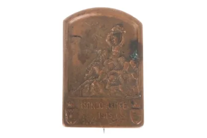 Patriotika Kappenabzeichen Isonzo Armee 1915