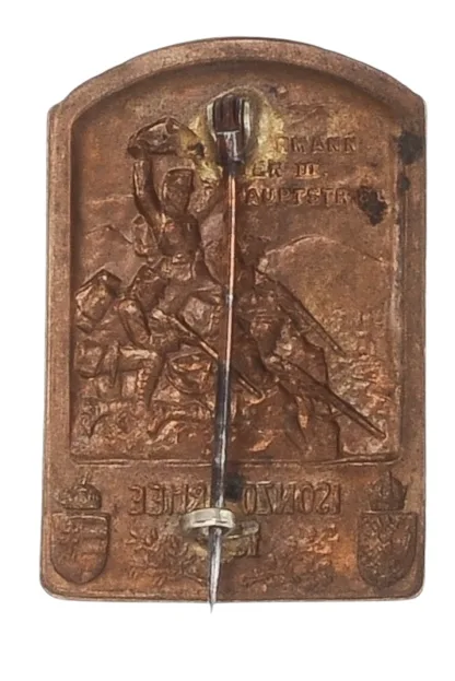 Patriotika Kappenabzeichen Isonzo Armee 1915 – Bild 3