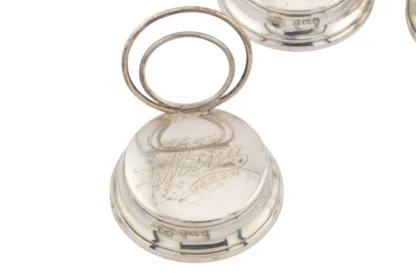 Set Englische Silber Menu Halter – Bild 5