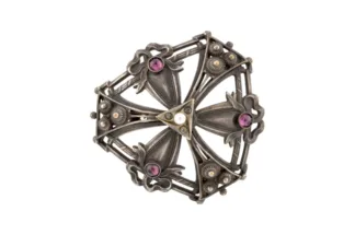 Art Nouveau Jugendstil Tuchspange Scarf Clip