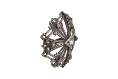 Art Nouveau Jugendstil Tuchspange Scarf Clip – Bild 3