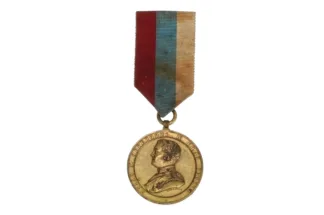 Serbia Gold Medal for Bravery 1877 Zlatna medaljy za hrabrost 1877 Sign A. Scharff
