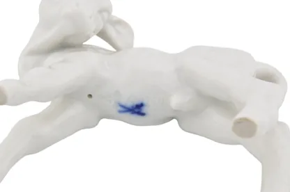 Weisses Meissen Porzellan Kalb A1254 – Bild 7