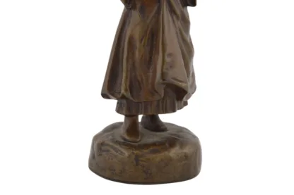 Blumenmädchen Bronze Peter Tereszczuk – Bild 6