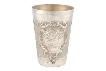 Silber Patenbecher mit Königskrone von Sy u. Wagner 1893 – Bild 4