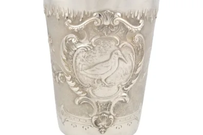 Silber Patenbecher mit Königskrone von Sy u. Wagner 1893 – Bild 5