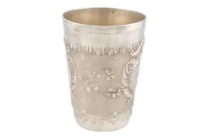 Silber Patenbecher mit Königskrone von Sy u. Wagner 1893 – Bild 6