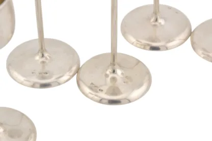 Österreichisches sechs teiliges Silber Likörbecher Set – Bild 6