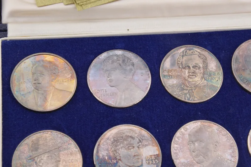 Stadt der Musik Wien Medaillen Edition 1973 6 Stadt der Musik Wien Medaillen Edition 1973 – Bild 6