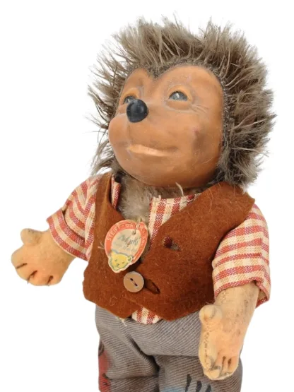 Steiff Figur Mecki mit Schild 17 cm – Bild 3