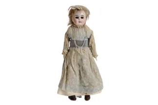 Vintage Antique Doll Porzellanpuppe 32 cm