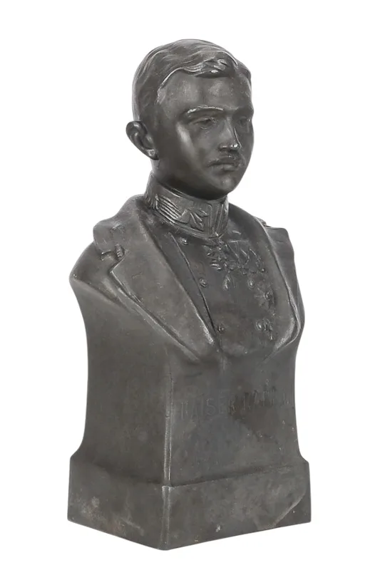 Büste Kaiser Karl Offizielle Kriegsfürsorge 2 Büste Kaiser Karl Offizielle Kriegsfürsorge – Bild 2