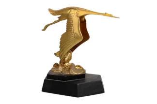 Kühlerfigur Hood Ornament Hispano Suiza Franklin Mint 1987