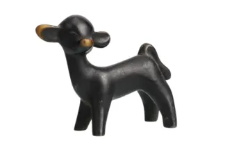 Wiener Messing Figur Lamm wie Baller Bosse Hagenauer Rohac