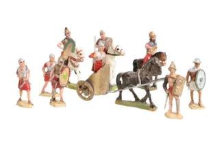 HAHN Konvolut Spielzeugsoldaten Römer Set