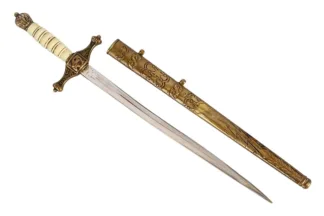 Miniatur Kaiserliche Kriegsmarine Offiziers Dolch Brieföffner