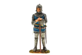 Lineol Duscha Ritter Knappe zu Fuss mit Axt, Knight