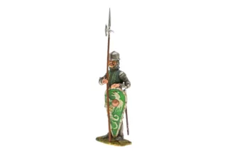 Lineol Duscha Ritter Knappe zu Fuss mit Hellebarde, Knight
