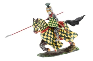 Lineol Duscha Ritter zu Pferd Turnierritter, Crusader on horseback