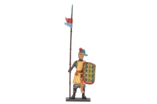 Lineol Duscha Ritter mit Banner Crusader