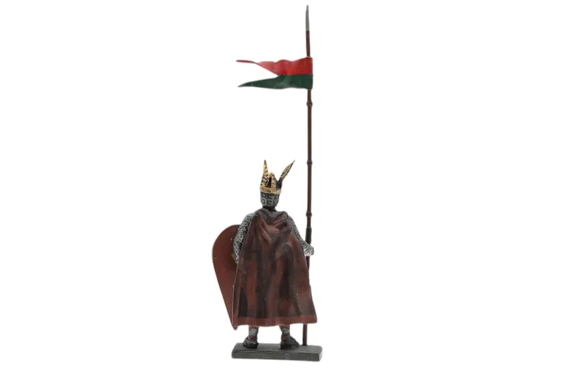 Lineol Duscha Ritter mit Banner Nibelungensage Crusader 4 Lineol Duscha Ritter mit Banner Nibelungensage Crusader – Bild 4