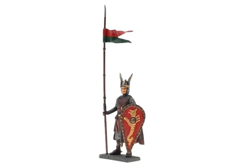 Lineol Duscha Ritter mit Banner Nibelungensage Crusader 2 Lineol Duscha Ritter mit Banner Nibelungensage Crusader – Bild 2