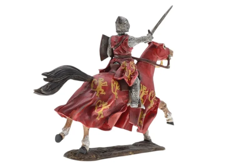 Lineol/Duscha Ritter zu Pferd mit Schwert im Angriff Knight on Horse 3 Lineol/Duscha Ritter zu Pferd mit Schwert im Angriff Knight on Horse – Bild 3