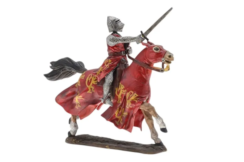 Lineol/Duscha Ritter zu Pferd mit Schwert im Angriff Knight on Horse 2 Lineol/Duscha Ritter zu Pferd mit Schwert im Angriff Knight on Horse – Bild 2