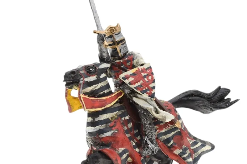 Lineol/Duscha Ritter zu Pferd König Heerführer Knight on Horse 5 Lineol/Duscha Ritter zu Pferd König Heerführer Knight on Horse – Bild 5