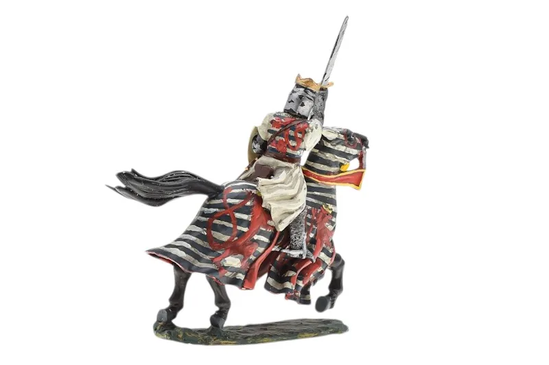 Lineol/Duscha Ritter zu Pferd König Heerführer Knight on Horse 3 Lineol/Duscha Ritter zu Pferd König Heerführer Knight on Horse – Bild 3
