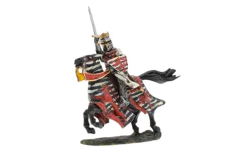 Lineol/Duscha Ritter zu Pferd König Heerführer Knight on Horse