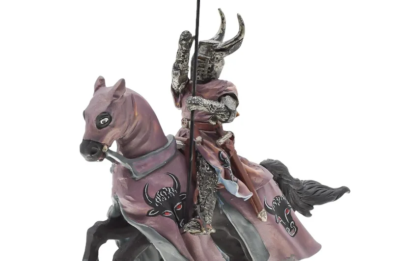Lineol/Duscha Ritter zu Pferd mit Büffel Banner Knight on Horse 5 Lineol/Duscha Ritter zu Pferd mit Büffel Banner Knight on Horse – Bild 5